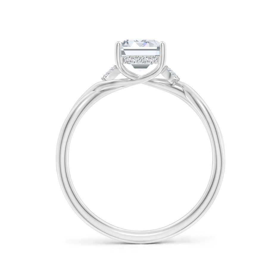 8x6mm FGVS Lab-Grown Nature-Inspired Emerald-Cut Diamond Hidden Halo Engagement Ring in White Gold side 199