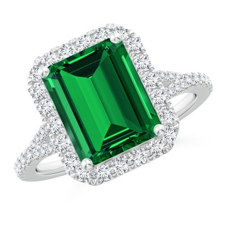 Emerald Cut Lab-Grown Lab Grown Emerald