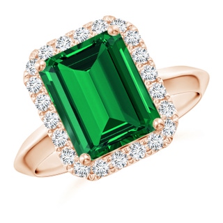 Emerald Cut Lab-Grown Lab Grown Emerald