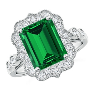 Emerald Cut Lab-Grown Lab Grown Emerald