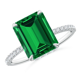 Emerald Cut Lab-Grown Lab Grown Emerald