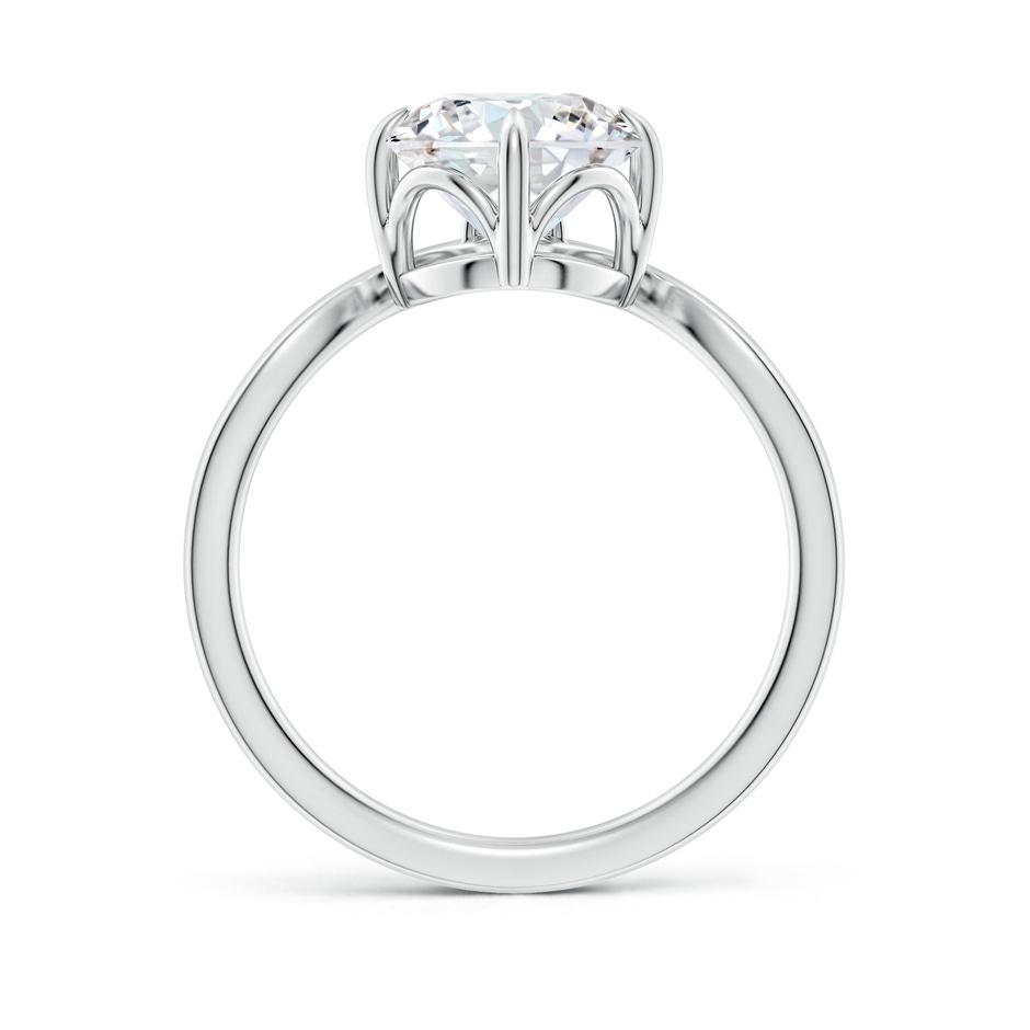 8mm FGVS Lab-Grown Prong-Set Round Diamond Chevron Engagement Ring in White Gold side 199