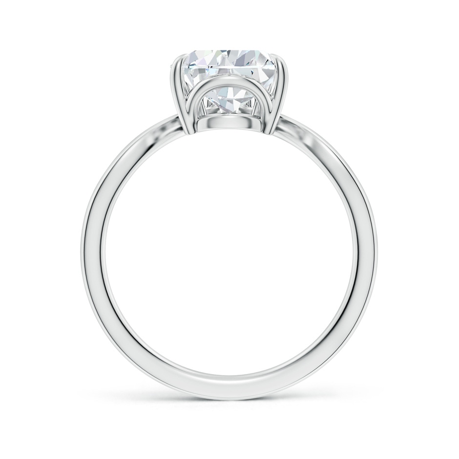 10x8mm FGVS Lab-Grown Prong-Set Pear Diamond Chevron Engagement Ring in 18K White Gold side 199