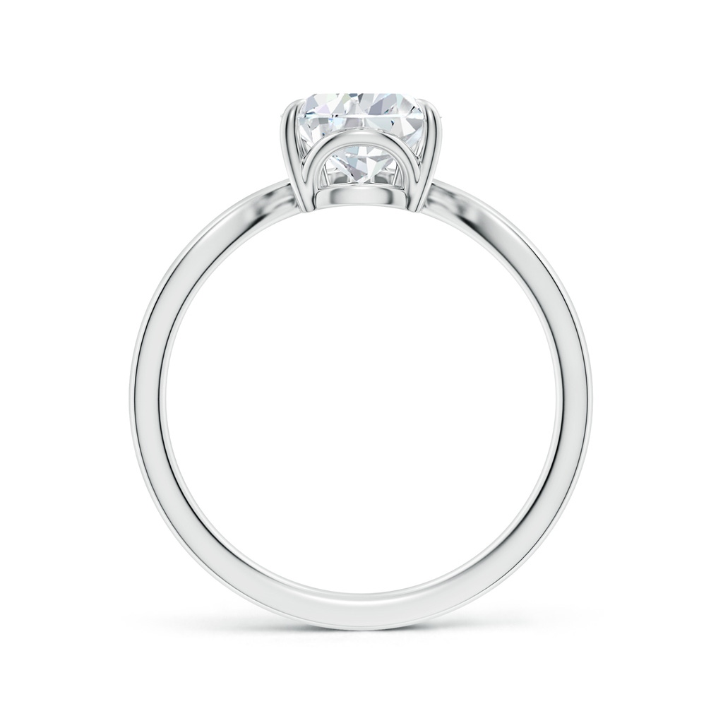 9x7mm FGVS Lab-Grown Prong-Set Pear Diamond Chevron Engagement Ring in White Gold - side 199
