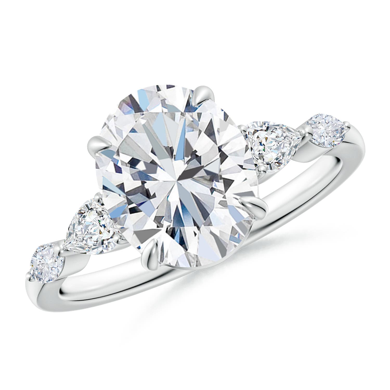 Image Representation of the Platinum Lab Grown Diamond Rings