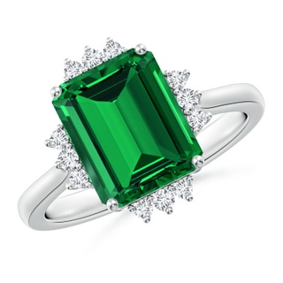 Emerald Cut Lab-Grown Lab Grown Emerald