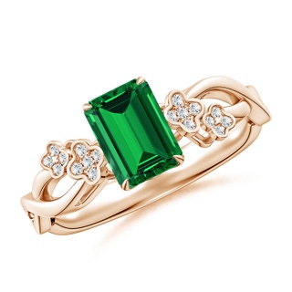 Emerald Cut Lab-Grown Lab Grown Emerald