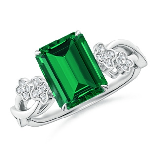 Emerald Cut Lab-Grown Lab Grown Emerald