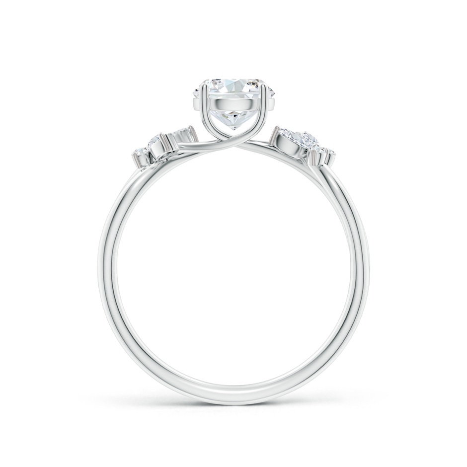 5.9mm FGVS Lab-Grown Round Diamond Butterfly Engagement Ring in P950 Platinum side 199