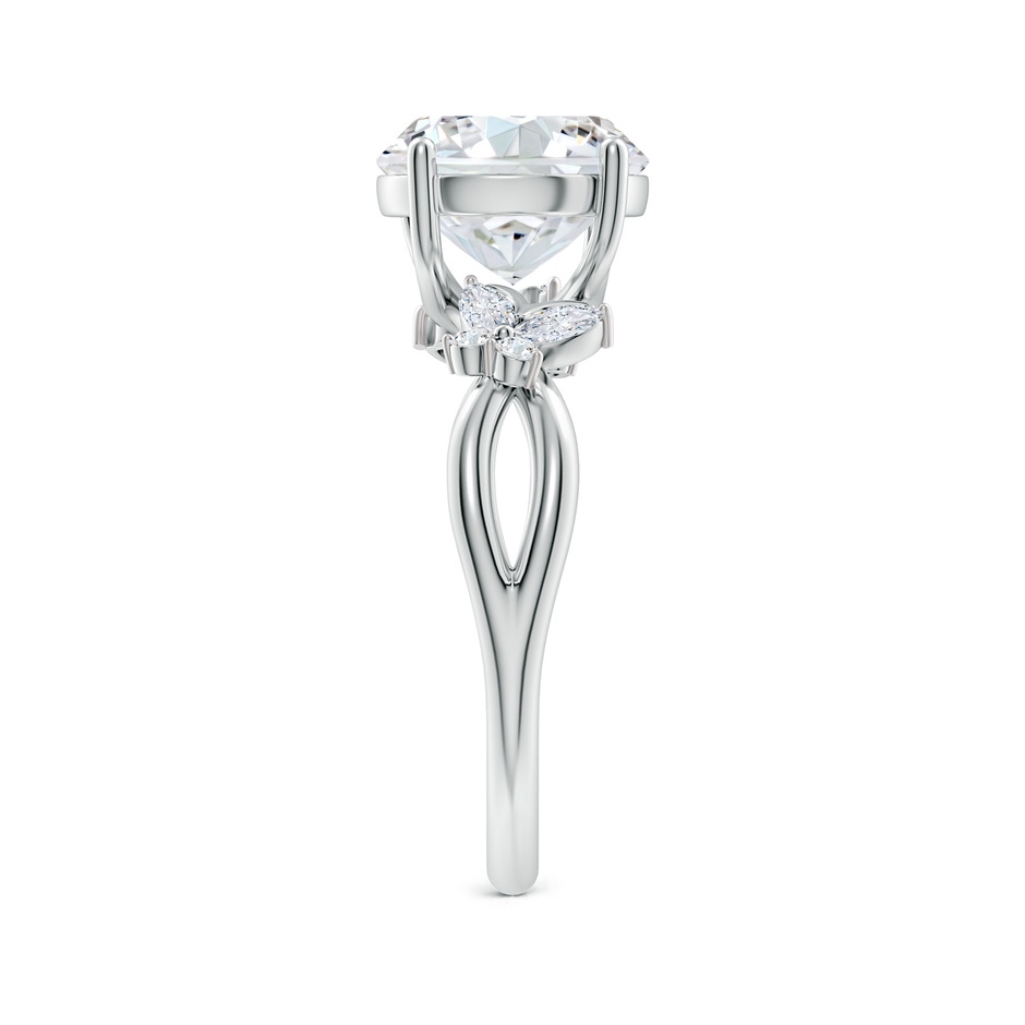 9.2mm FGVS Lab-Grown Round Diamond Butterfly Engagement Ring in White Gold side 299
