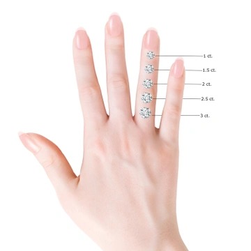 Lab-Grown Round Diamond Butterfly Engagement Ring