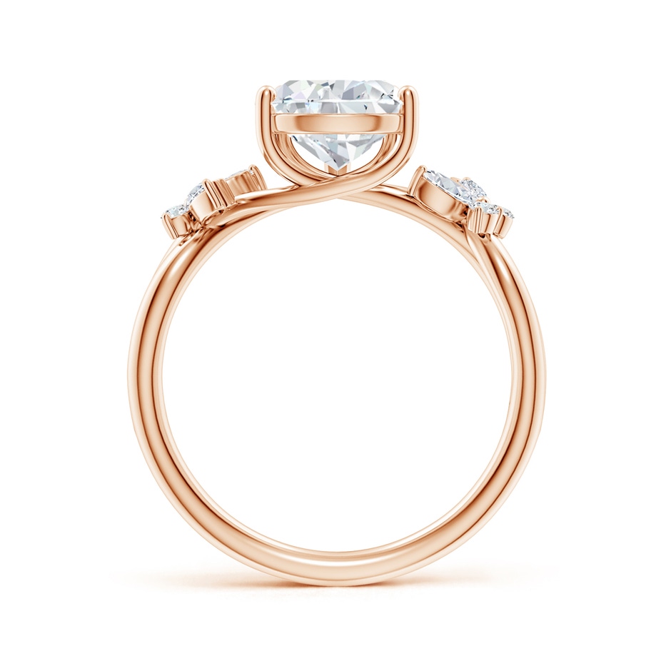 10x8mm FGVS Lab-Grown Pear-Shaped Diamond Butterfly Engagement Ring in Rose Gold side 199