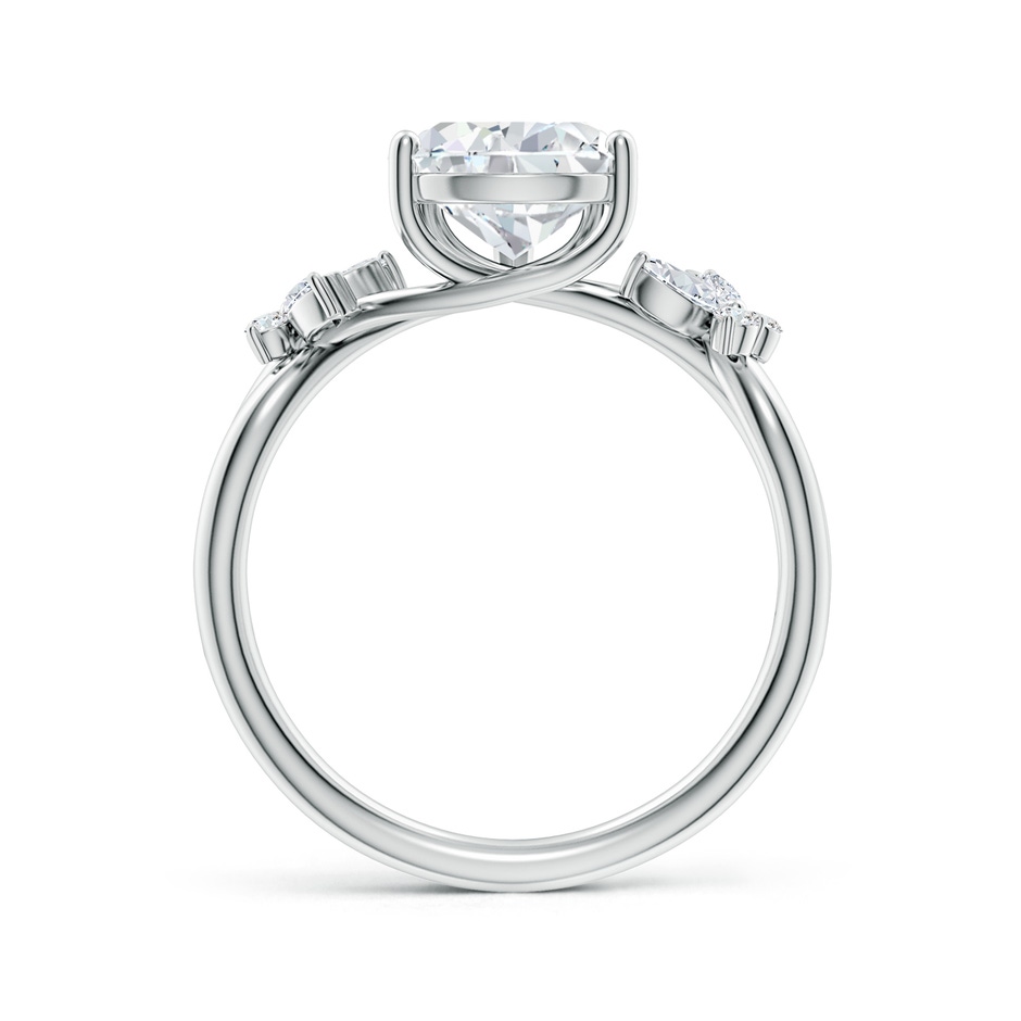 10x8mm FGVS Lab-Grown Pear-Shaped Diamond Butterfly Engagement Ring in White Gold side 199