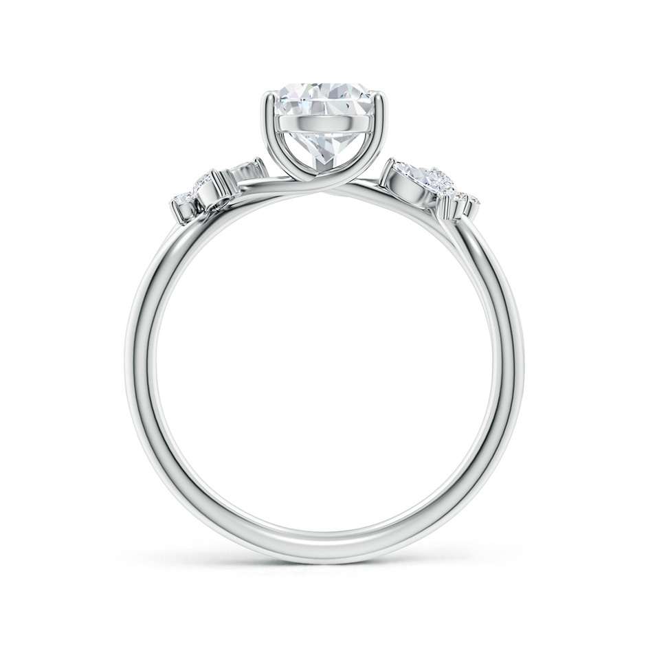 9.5x6mm FGVS Lab-Grown Pear-Shaped Diamond Butterfly Engagement Ring in White Gold side 199