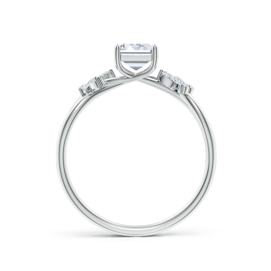 7x5mm FGVS Lab-Grown Emerald-Cut Diamond Butterfly Engagement Ring in White Gold side 199