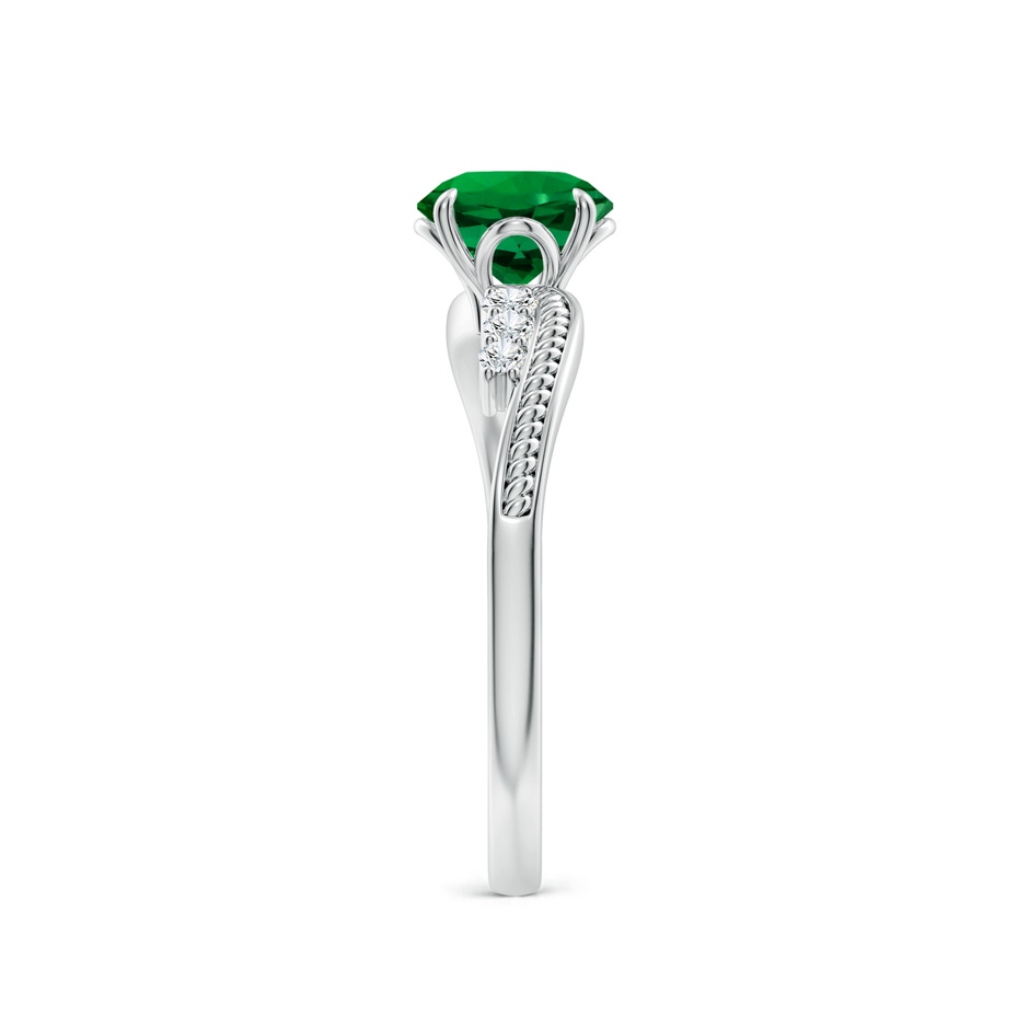 6.5mm Labgrown LSR4617ED-WG-Labgrown-6.5 in White Gold side 299