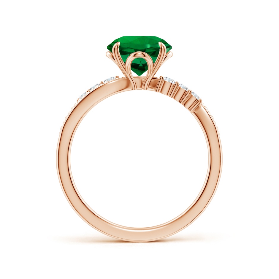 8mm Labgrown LSR4617ED-RG-Labgrown-8 in Rose Gold side 199