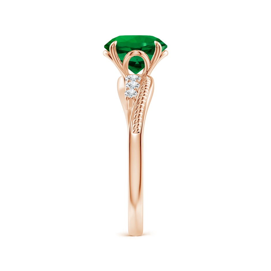 8mm Labgrown LSR4617ED-RG-Labgrown-8 in Rose Gold side 299