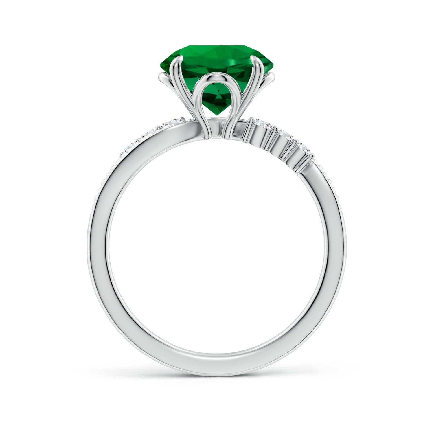 9mm Labgrown LSR4617ED-WGE-Labgrown-9 in 18K White Gold