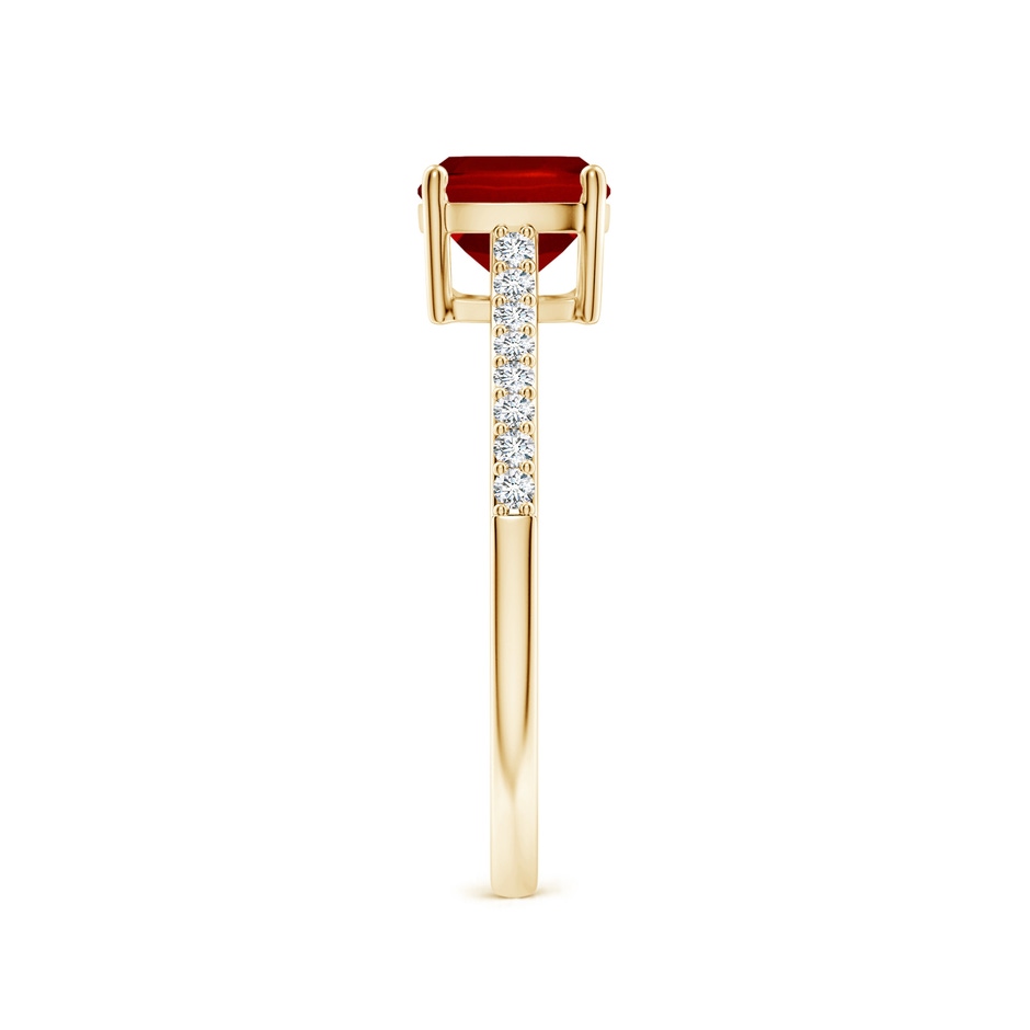 8x6mm Labgrown LSR4627RD-YG-Labgrown-8x6 in Yellow Gold side 299