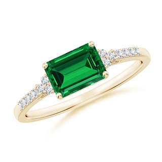 Emerald Cut Lab-Grown Lab Grown Emerald