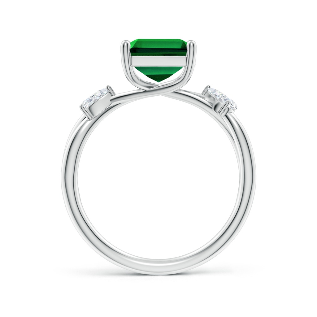 10x8mm Labgrown LSR4633ED-WG-Labgrown-10x8 in White Gold - side 199