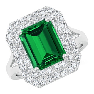 Emerald Cut Lab-Grown Lab Grown Emerald