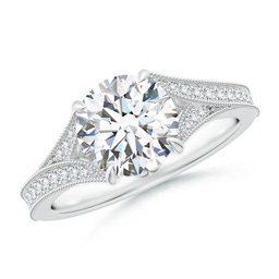 Vintage Inspired Lab Grown Diamond Vintage Engagement Rings