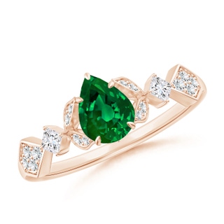 Pear Lab-Grown Lab Grown Emerald