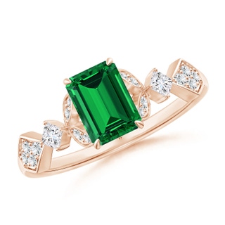 Emerald Cut Lab-Grown Lab Grown Emerald