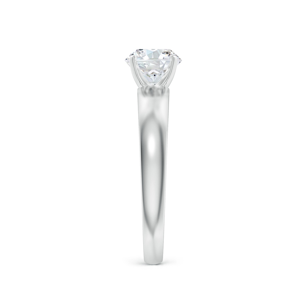 6.4mm FGVS Lab-Grown Prong-Set Round Diamond Solitaire Engagement Ring in White Gold Side 299