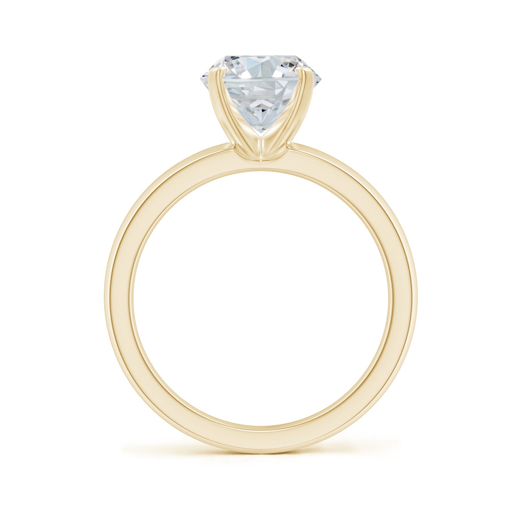 10x8mm FGVS Lab-Grown Prong-Set Oval Diamond Solitaire Engagement Ring in Yellow Gold - side 199