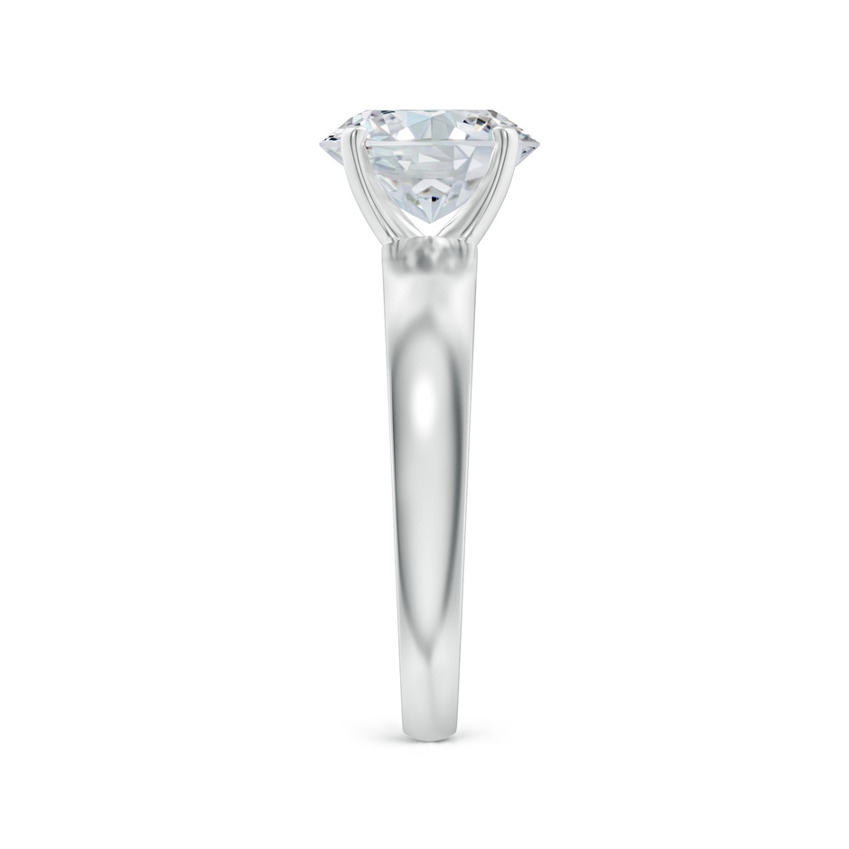 9x7mm FGVS Lab-Grown Prong-Set Oval Diamond Solitaire Engagement Ring in P950 Platinum side 299