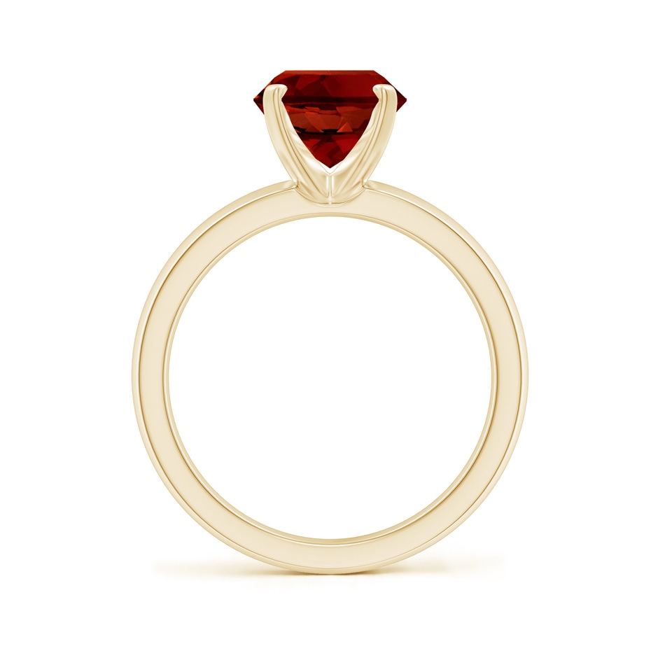 10x8mm Labgrown Lab-Grown Prong-Set Oval Ruby Solitaire Engagement Ring in 18K Yellow Gold side 199