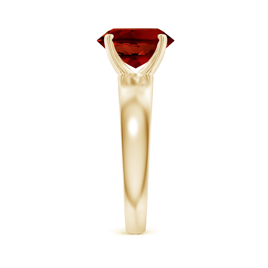 10x8mm Labgrown Lab-Grown Prong-Set Oval Ruby Solitaire Engagement Ring in 18K Yellow Gold side 299