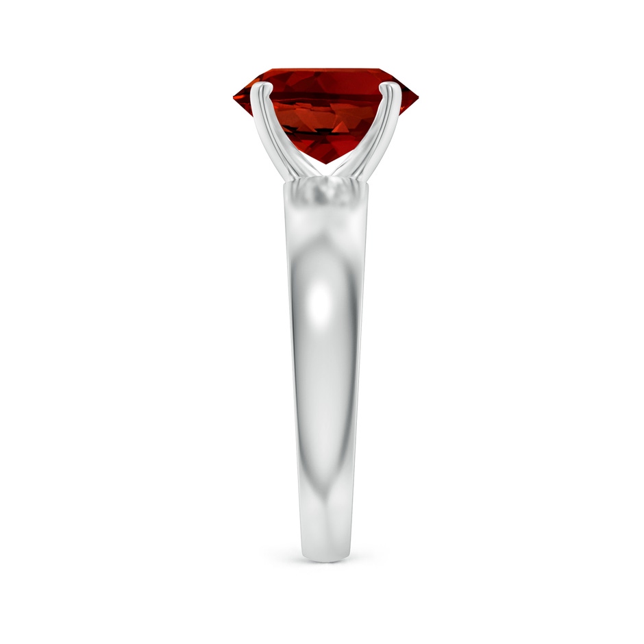 10x8mm Labgrown Lab-Grown Prong-Set Oval Ruby Solitaire Engagement Ring in P950 Platinum side 299