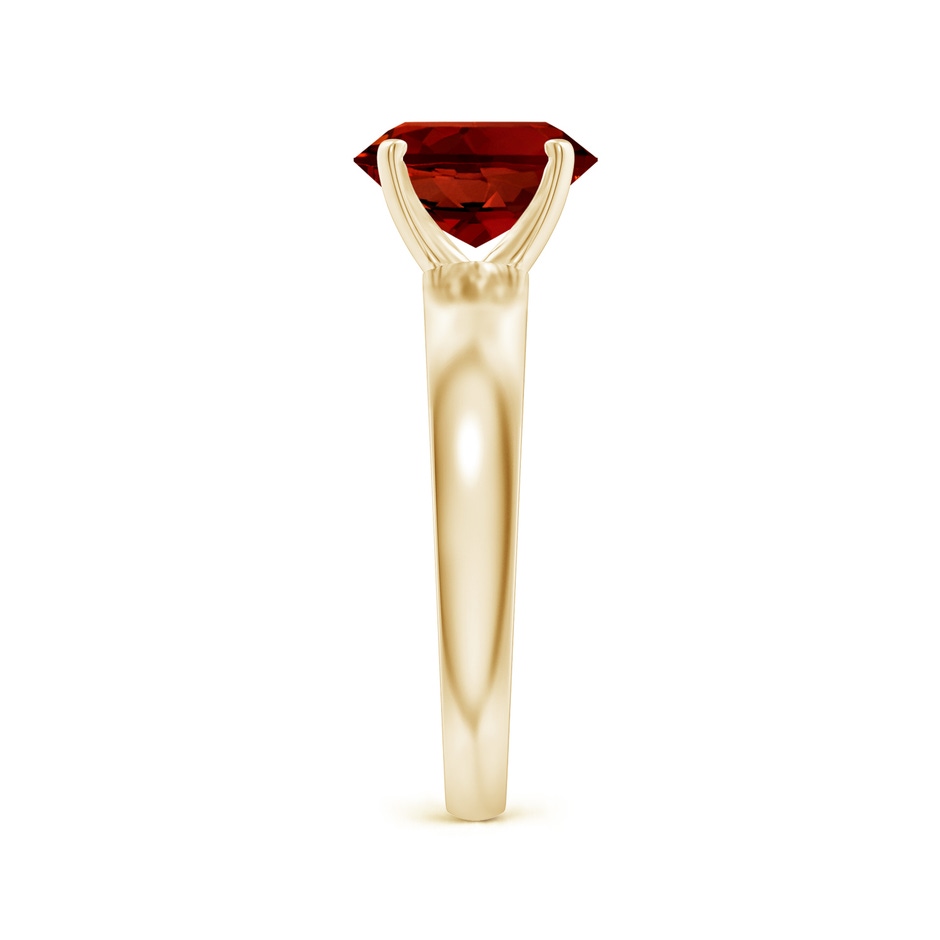 9x7mm Labgrown Lab-Grown Prong-Set Oval Ruby Solitaire Engagement Ring in Yellow Gold side 299