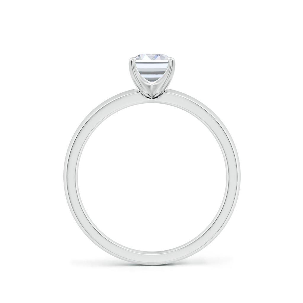 7x5mm FGVS Lab-Grown Prong-Set Emerald-Cut Diamond Solitaire Engagement Ring in P950 Platinum - side 199