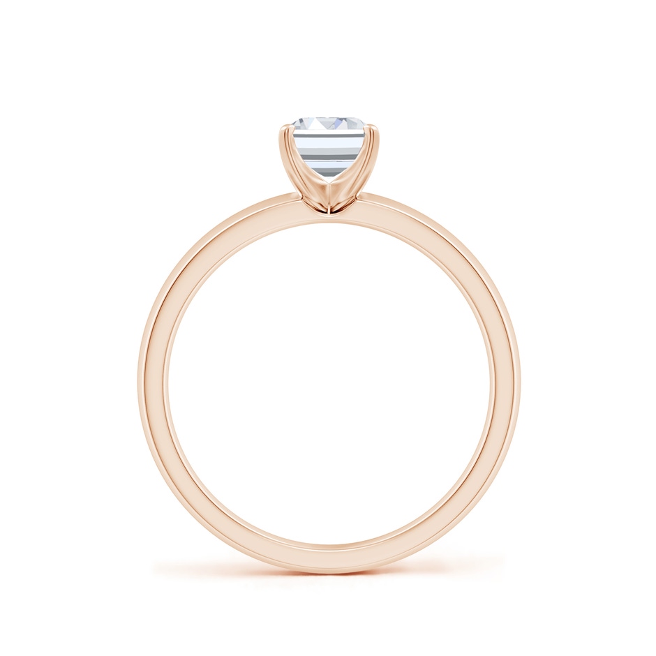 7x5mm FGVS Lab-Grown Prong-Set Emerald-Cut Diamond Solitaire Engagement Ring in Rose Gold side 199