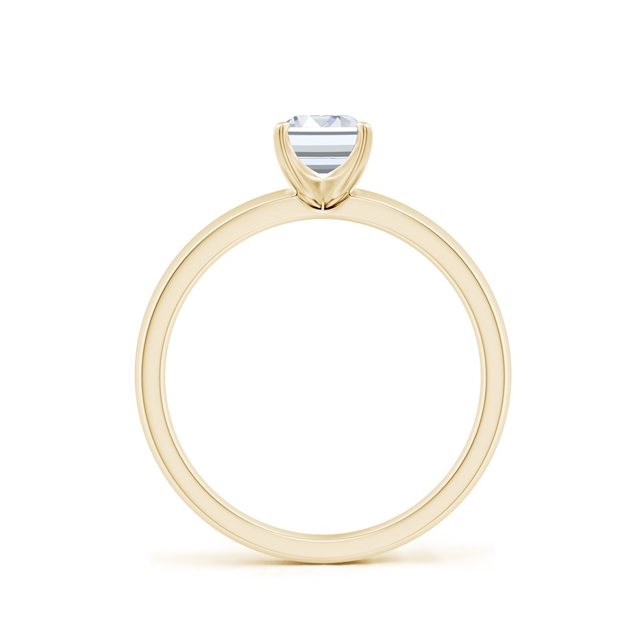 7x5mm FGVS Lab-Grown Prong-Set Emerald-Cut Diamond Solitaire Engagement Ring in Yellow Gold side 199