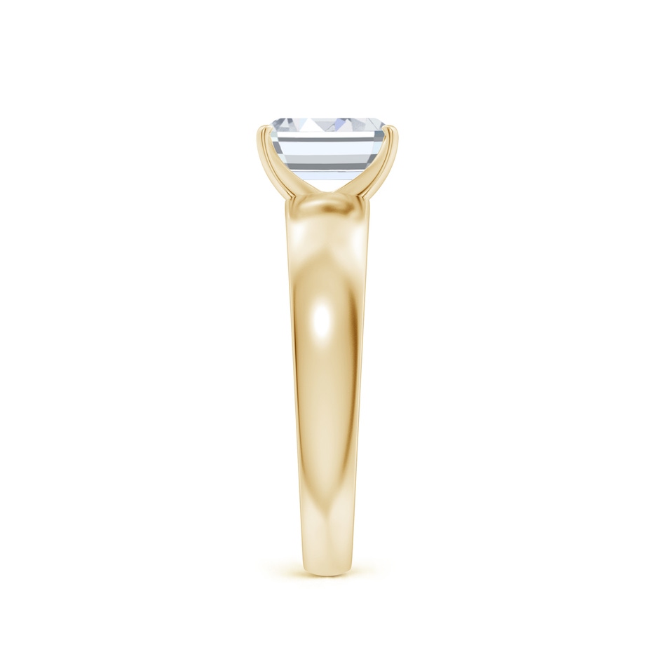 7x5mm FGVS Lab-Grown Prong-Set Emerald-Cut Diamond Solitaire Engagement Ring in Yellow Gold side 299