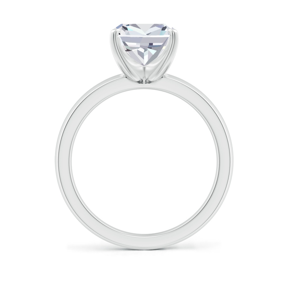 10x7.5mm FGVS Lab-Grown Prong-Set Cushion Rectangular Diamond Solitaire Engagement Ring in P950 Platinum side 199