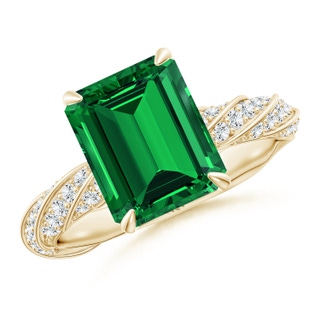 Emerald Cut Lab-Grown Lab Grown Emerald