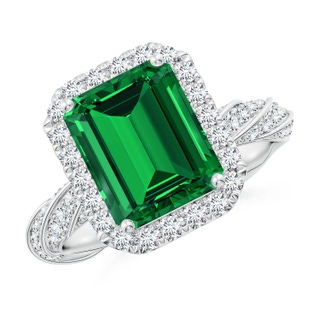 Emerald Cut Lab-Grown Lab Grown Emerald