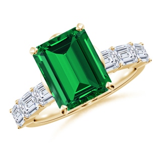 Emerald Cut Lab-Grown Lab Grown Emerald