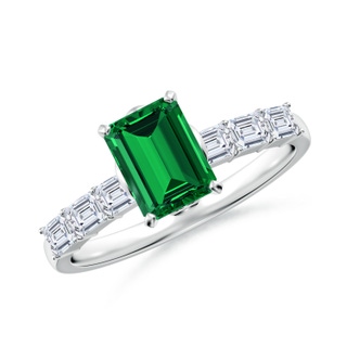 Emerald Cut Lab-Grown Lab Grown Emerald