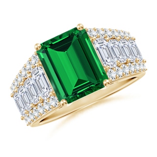 Emerald Cut Lab-Grown Lab Grown Emerald