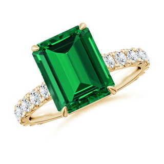 Emerald Cut Lab-Grown Lab Grown Emerald