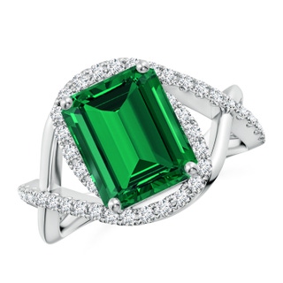 Emerald Cut Lab-Grown Lab Grown Emerald