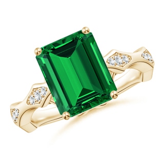 Emerald Cut Lab-Grown Lab Grown Emerald